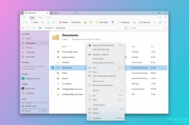 Windows 10 : l’explorateur de fichiers sera entièrement relooké en 2020