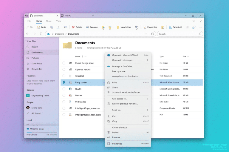 Windows 10 : l&rsquo;explorateur de fichiers sera entièrement relooké en 2020