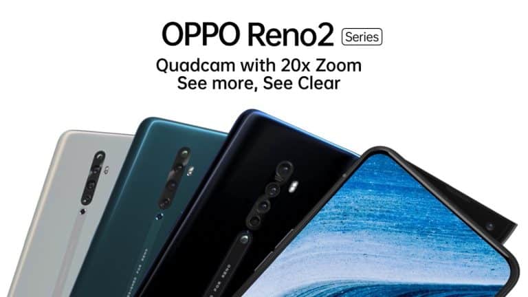 Oppo Reno 2 : photos officielles + fiche technique complète !