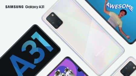 Samsung Galaxy A31, l’entrée de gamme prend du galon avec une batterie de 5 000 mAh !