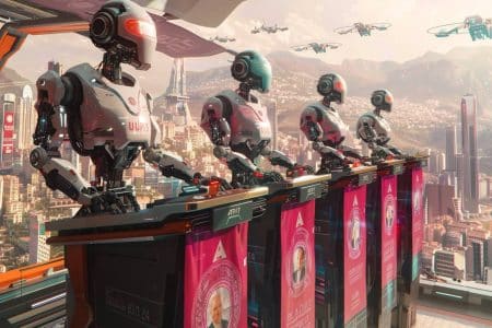 Les intelligences artificielles se lancent dans la politique : vers un avenir gouverné par des robots ? Les intelligences artificielles se lancent dans la politique : vers un avenir gouverné par des robots ?