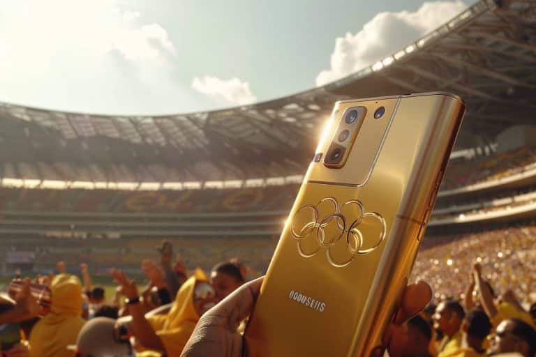 Un téléphone olympique en or : ces athlètes des JO revendent le Galaxy Flip 6 à prix exorbitant