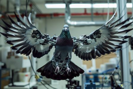 Ce robot doté de vraies plumes de pigeon reproduit le vol des oiseaux avec une précision stupéfiante Ce robot surprenant imite à la perfection le vol des oiseaux grâce à de véritables plumes de pigeon