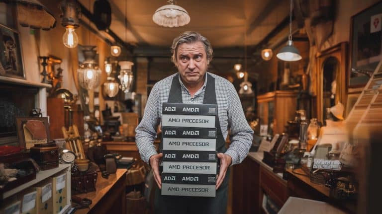 Ce brocanteur pensait décrocher un jackpot : des processeurs AMD à 7 € pièce… mais les boîtes étaient vides