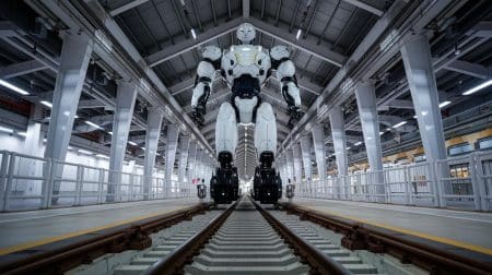 Ce robot géant de 12 mètres, fusion de Wall-E et Optimus Prime, révolutionne la sécurité ferroviaire au Japon