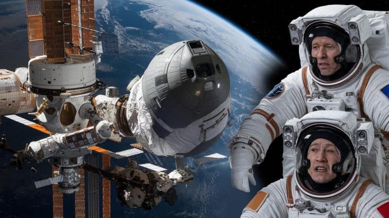 Après l’amarrage d’un vaisseau russe à la station spatiale, les astronautes signalent une odeur nauséabonde