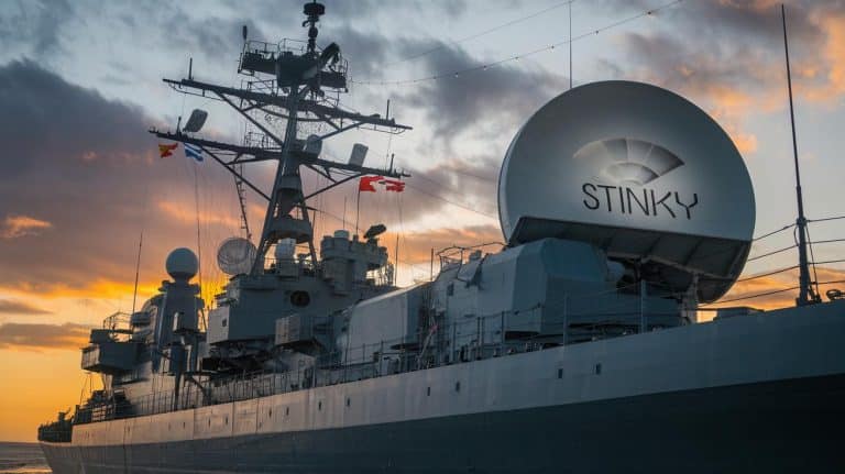 Après avoir repéré un réseau Wi-Fi nommé « STINKY », la Marine a découvert une antenne Starlink cachée sur un navire de guerre américain
