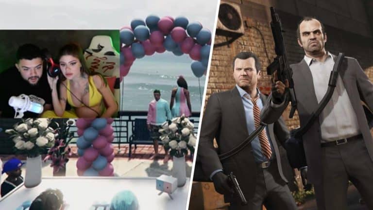 Ce joueur de GTA 5 organise une fête de révélation de genre dans le jeu : l’événement insolite qui enflamme la toile