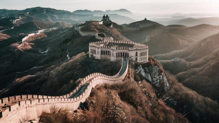 Cette construction européenne, visible depuis l&rsquo;espace, dépasse la Grande Muraille et défie l&rsquo;imagination des experts