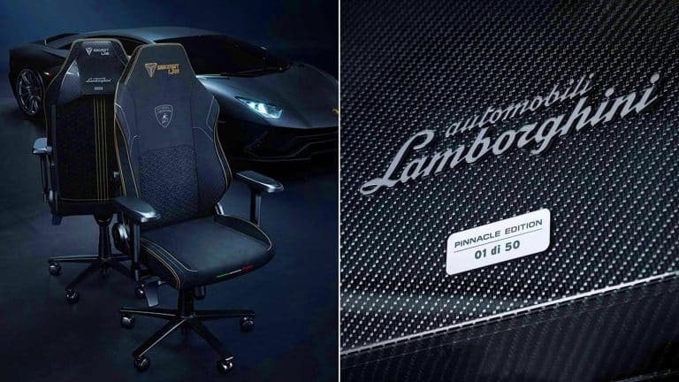 Ce fauteuil gaming signé Lamborghini, aussi luxueux qu’une Aventador, transforme chaque partie en course à 1 600€