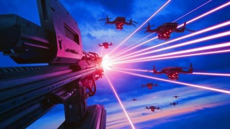 Plus rapide qu'un battement de cil: cette arme laser américaine de nouvelle génération pulvérise les drones ennemis avec une précision fulgurante et inégalée