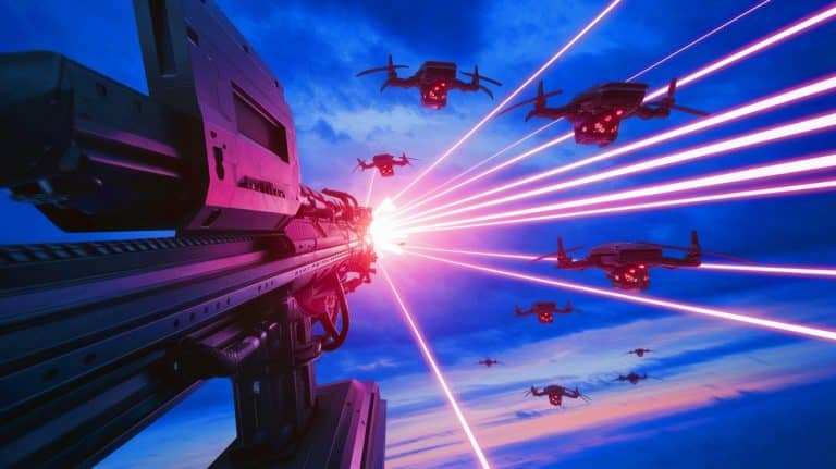 Plus rapide qu&rsquo;un battement de cil : cette arme laser américaine de nouvelle génération pulvérise les drones ennemis avec une précision fulgurante et inégalée