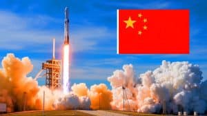 Illustration de l'implication financière de la Chine dans SpaceX. Image réalisée par IA.