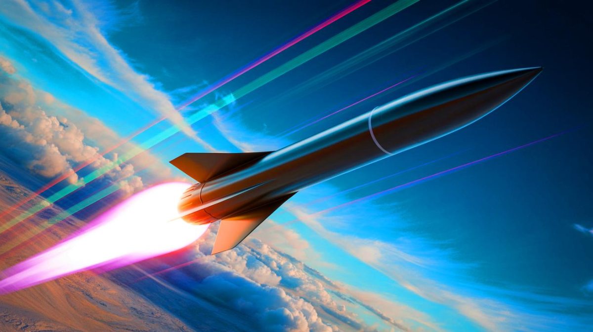 Illustration de la percée britannique dans la propulsion hypersonique pour missiles (création par IA, non réaliste). Crédit : Ideogram