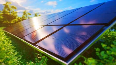 Illustration de l'avancée révolutionnaire dans les cellules solaires en pérovskite (création par IA, illustration non réaliste). Crédit : Ideogram.