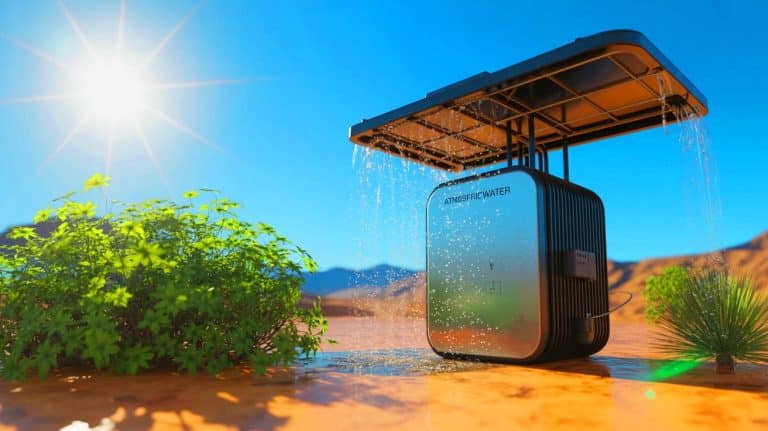La fin des sécheresses grâce à cet incroyable générateur : jusqu&rsquo;à 3 litres d&rsquo;eau potable par jour directement depuis la lumière du soleil