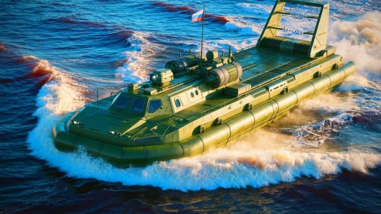 La Russie dévoile ce mastodonte des mers : le Zubr, plus grand aéroglisseur du monde, défie les lois de la physique avec ses 550 tonnes