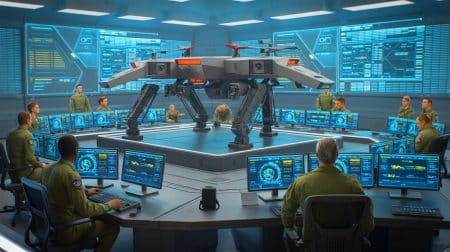 Quand les machines refusent d’obéir : le dilemme terrifiant des robots tueurs capables de désobéissance en temps de guerre et de paix Illustration de HAL 9000 du film "2001 : l'Odyssée de l'espace" de Stanley Kubrick. Image réalisée par IA.