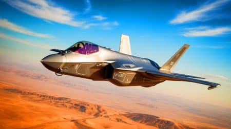 Une technologie militaire inédite : découvrez ce que cache le F35 israélien qui bouleverse l’équilibre stratégique au Moyen-Orient Illustration de l'utilisation du F-35I « Adir » par Israël lors d'opérations militaires contre l'Iran. Image réalisée par IA.