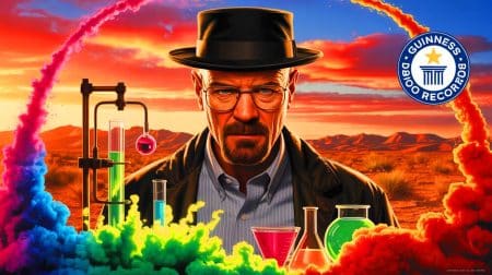 « Même en 2025 cette série a mis tout le monde à genoux » : Breaking Bad explose les audiences mondiales et décroche un record Guinness absolument historique Illustration de la série Breaking Bad entrant dans le Guinness Book des records. Image réalisée par IA.