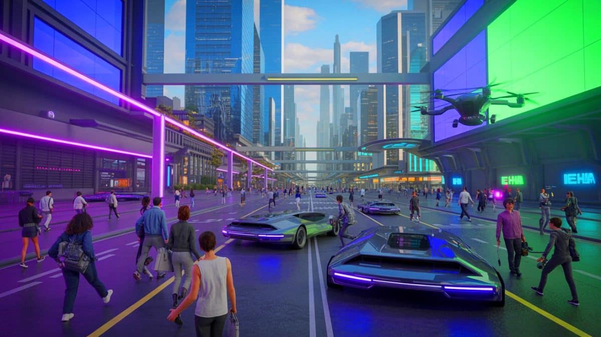 « Ce mode en ligne va bouleverser tout » : la fuite incroyable de GTA 6 promet un choc multijoueur sans précédent pour les fans Illustration de l'expérience multijoueur révolutionnaire de GTA 6, créée par intelligence artificielle.