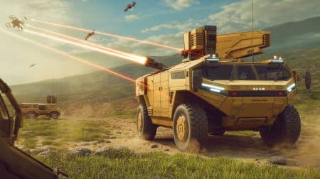 « C’est la fin du règne des drones ! » : la Turquie dévoile ce char inédit qui neutralise et détruit les drones en plein vol, une première mondiale bouleversante Illustration de l'ALKA-KAPLAN, véhicule hybride turc équipé d'un système d'arme à énergie dirigée, générée par intelligence artificielle.