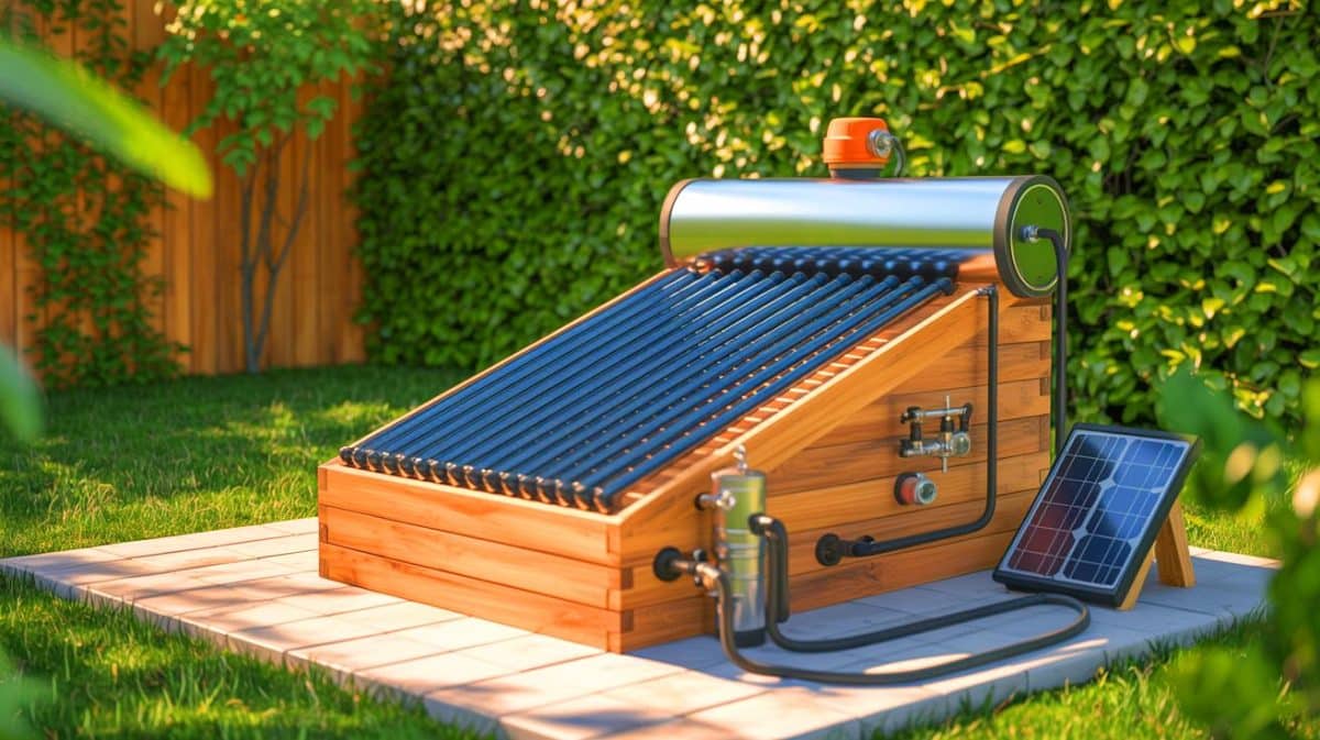 Cette astuce solaire déclenche la fureur des professionnels : « Ce tuto gratuit ruine nos affaires » et promet de chauffer votre piscine pour moins de 50 euros Illustration de la construction d'un chauffe-eau solaire DIY à partir de matériaux accessibles.