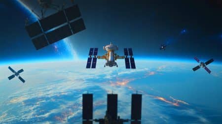 Illustration de la rivalité croissante entre la Chine et les États-Unis dans la conquête spatiale.