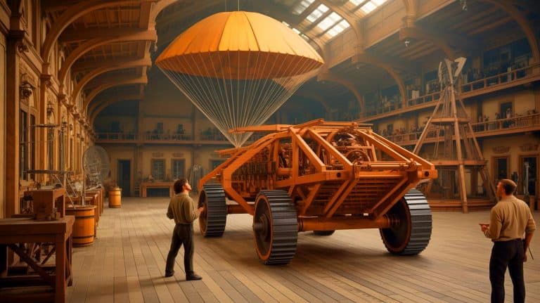« L&rsquo;incroyable machine de guerre oubliée » : découvrez le char d&rsquo;assaut secret de Léonard de Vinci, une invention qui a défié les siècles et captivé les experts modernes