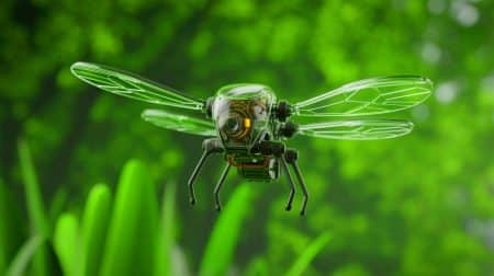 « Une menace volante de la taille d’un insecte » : les États-Unis redoutent ce drone espion chinois Illustration de la conception d'un drone espion miniature inspiré d'un moustique par des chercheurs chinois.