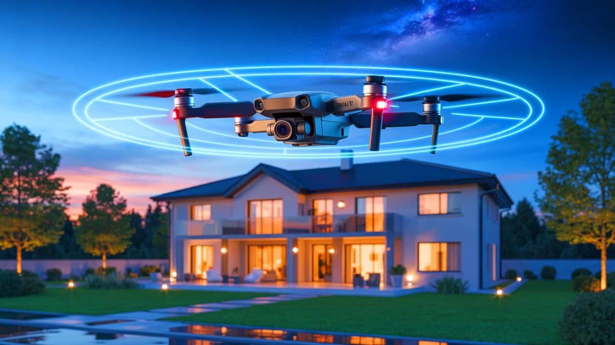 « Ce drone patrouilleur surveille votre maison en votre absence » : la sécurité connectée qui change la donne pour les vacanciers Illustration de l'Always Home Cam de Ring, un drone de surveillance autonome pour la sécurité intérieure.