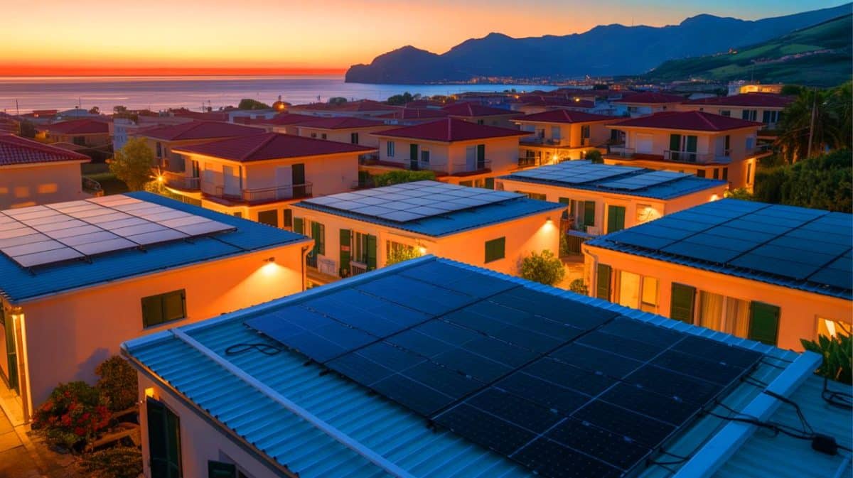 « Ces 37 000 batteries domestiques sauvent Porto Rico » : comment une technologie change le destin d’une île en crise énergétique Illustration de l'utilisation de batteries domestiques par Sunrun pour stabiliser le réseau électrique de Porto Rico.