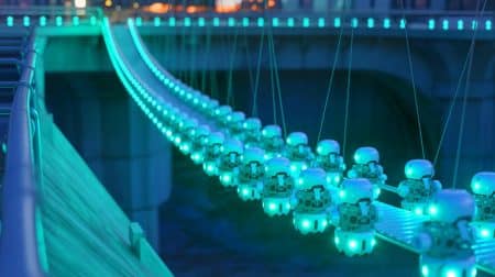 « Ces machines imitent nos fourmis » : des robots modulaires capables de s’assembler en ponts inquiètent déjà des experts en sécurité Illustration de robots modulaires assemblés pour créer des structures en extérieur.