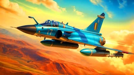 « La France déploie ses Mirage 2000 en Ukraine » : ce choix de Paris pour remplacer les F-16 américains divise et enflamme le débat sur l’engagement militaire Illustration de l'envoi de chasseurs Mirage 2000 français pour soutenir l'Ukraine face au désengagement américain.