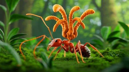 Illustration de l'influence terrifiante des parasites sur leurs hôtes dans le monde naturel.