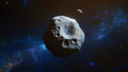 Illustration de l'astéroïde Vesta et de son potentiel lien avec une protoplanète ancienne.