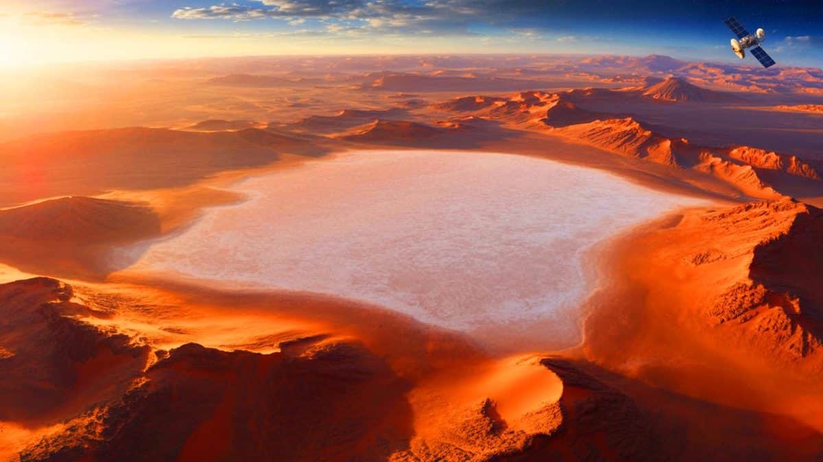 « Cette tache inquiète la NASA » : l’agence américaine révèle une anomalie blanche dans le Sahara et alerte sur ses conséquences Illustration de la formation blanche au sommet du volcan Emi Koussi, révélée par la NASA dans le Sahara.