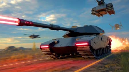 Illustration de la vente de chars K2 Black Panther par la Corée du Sud à la Pologne.
