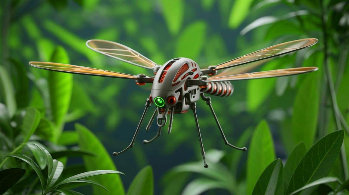 « Espionnage microscopique » : la Chine développe un moustique drone qui défie les lois de la surveillance mondiale Illustration de l'innovation chinoise avec un drone miniature imitant un moustique pour la surveillance furtive.
