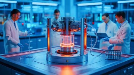 Illustration de la méthode innovante de fusion nucléaire développée par l'Université de la Colombie-Britannique.
