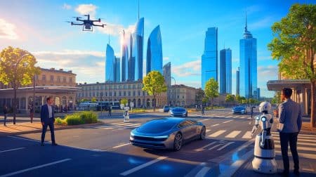« La France, nouveau leader mondial de l’IA, détrône la Chine et les États-Unis », déclare un expert en technologie Illustration de la France se positionnant comme un acteur majeur dans la course mondiale à l'intelligence artificielle.