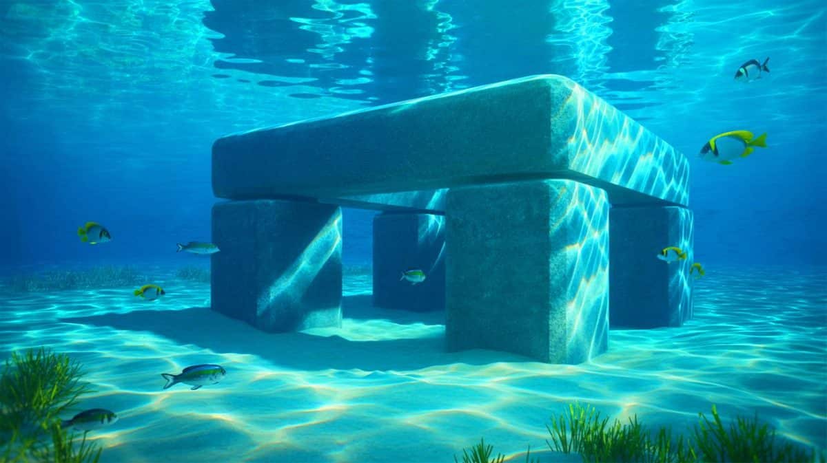 « La pyramide engloutie de Yonaguni : mythe ou vestige d’une civilisation oubliée ? » : un mystère qui fascine et divise les chercheurs Illustration de la mystérieuse structure sous-marine de Yonaguni au Japon.