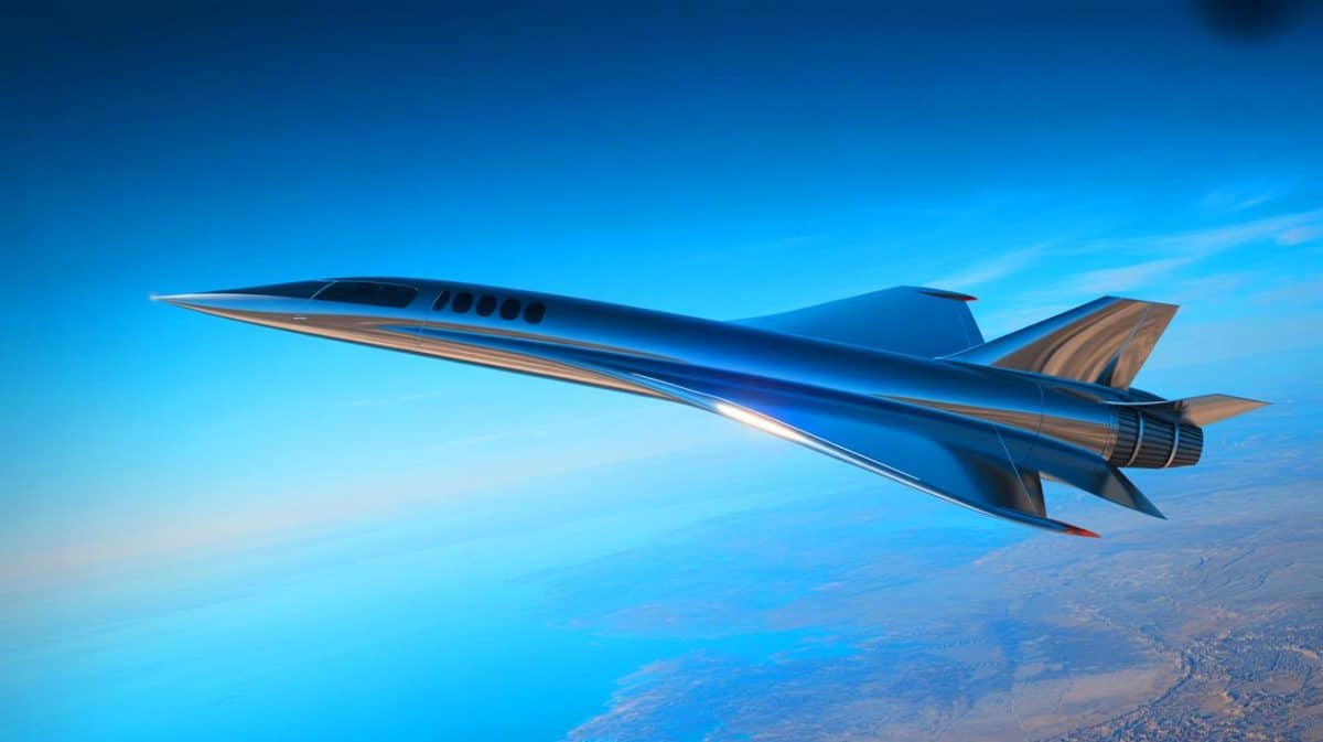 Illustration de l'avion supersonique développé par Lingkong Tianxing Technology capable de relier Pékin à New York en deux heures.