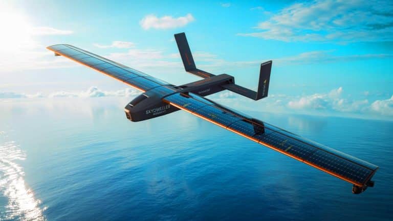 Le drone solaire Skydweller : « Un géant de l&rsquo;air défiant le temps sans escale pendant 90 jours »