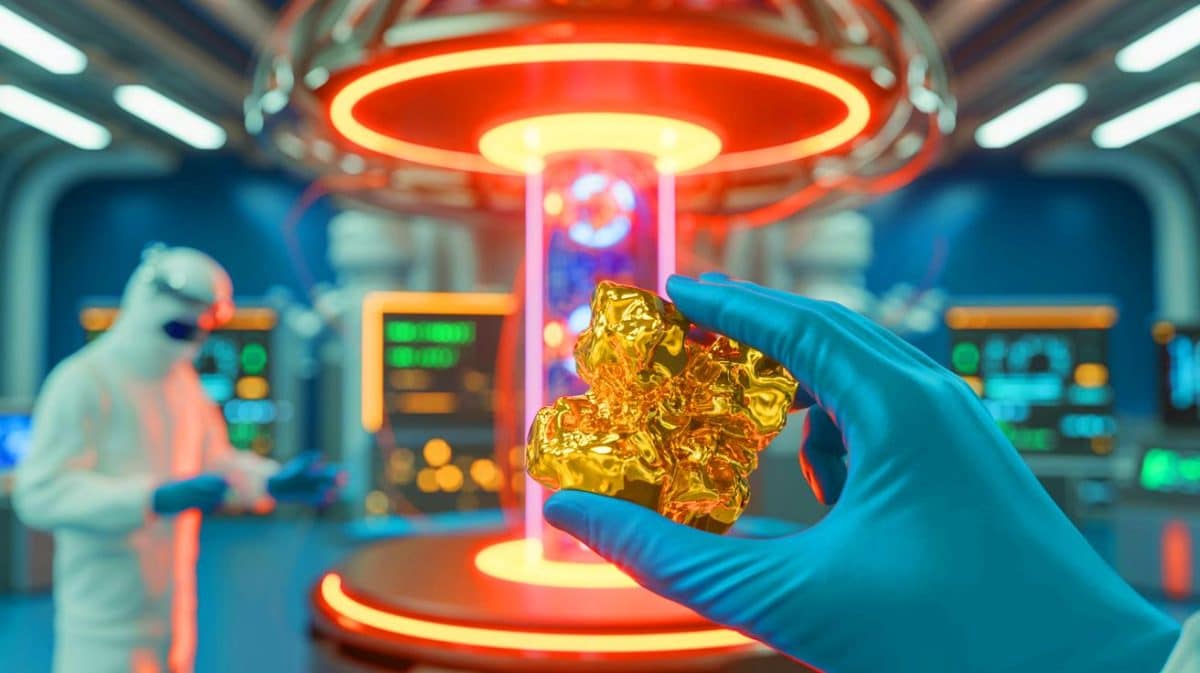 « Les réacteurs à fusion nucléaire transforment le mercure en or » : une avancée qui bouleverse l’industrie des métaux précieux Illustration de la transmutation du mercure en or par la fusion nucléaire.