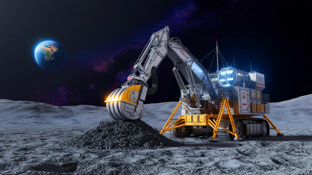 L&rsquo;hélium-3, « cette clé énergétique lunaire », pourrait bouleverser l&rsquo;avenir mondial avec une extraction digne de la science-fiction