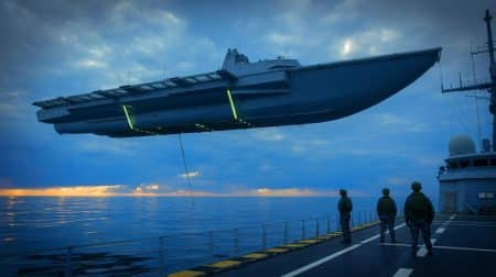Illustration de l'observation d'un OVNI par l'US Navy et ses implications pour la sécurité nationale.
