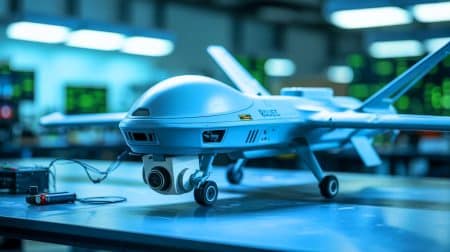 « On s’est fait piéger » : en démontant un drone russe, l’Ukraine découvre des pièces 100 % chinoises et pulvérise les certitudes stratégiques Illustration de drones russes composés de pièces chinoises révélant une coopération technologique.