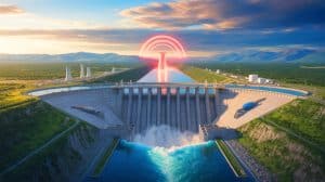 Illustration de la construction du barrage Motuo sur le Yarlung Tsangpo par la Chine, un projet aux implications géopolitiques et environnementales majeures.