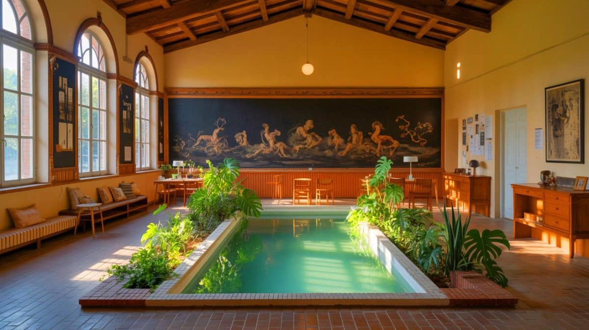 « Regardez ce que j’ai créé » : Julien Doré transforme une école abandonnée en maison de rêve au cœur des Cévennes Illustration de Julien Doré transformant une ancienne école cévenole en un havre de paix et d'inspiration.